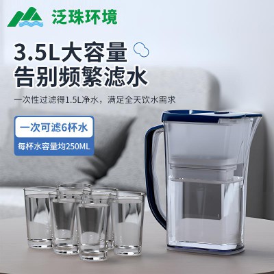 滤水壶净水壶家用便携厨房自来水净水器除垢除氯大容量源头一次性